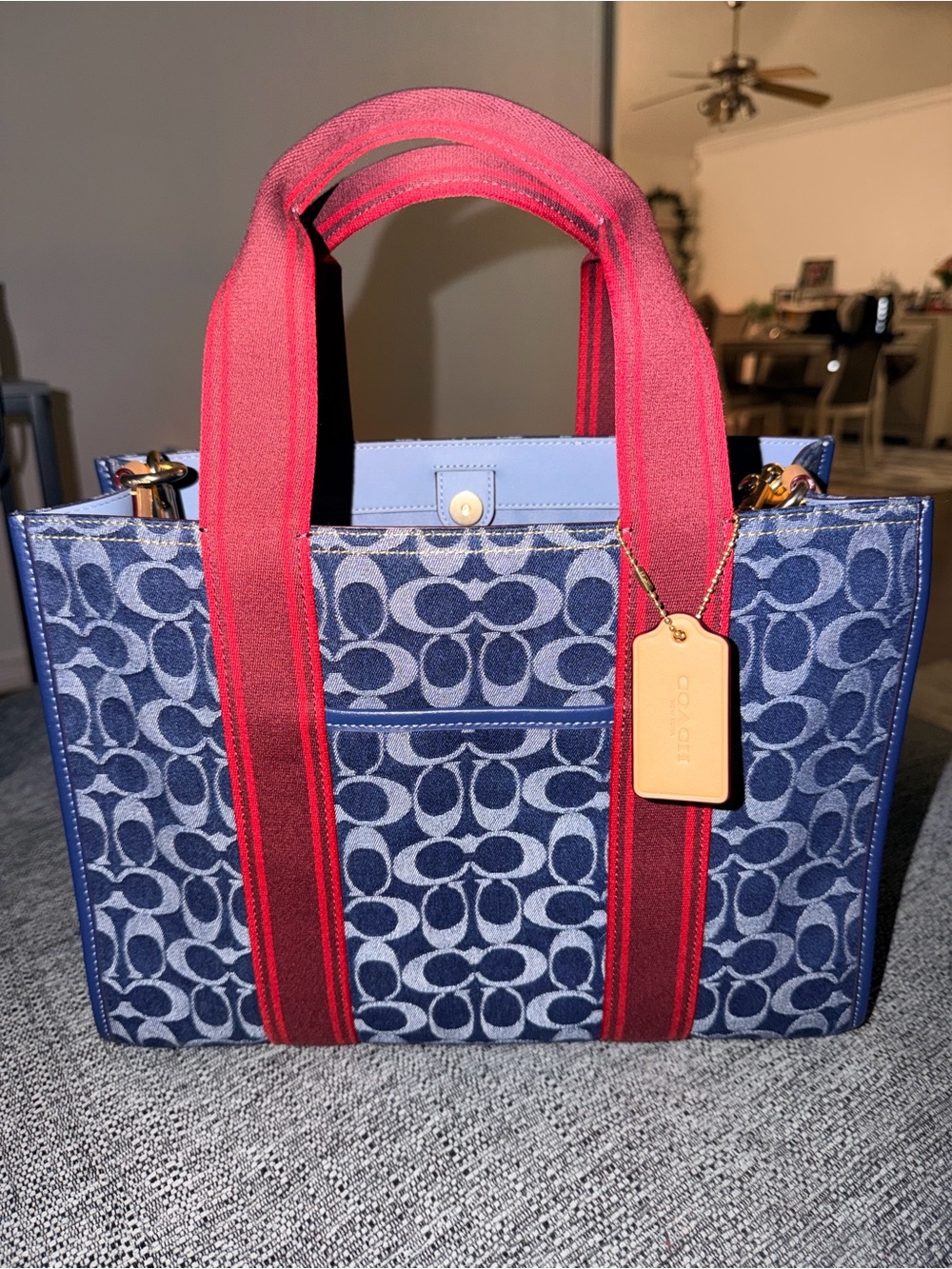 Coach Outlet Smith Tote Bag In Signature Denim
